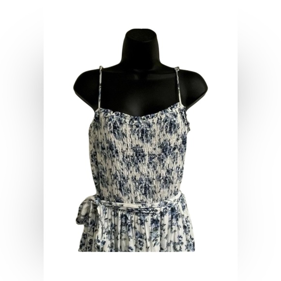 ROWA Smocked Bodice A-Line Floral Print Sun Dress - Picture 3 of 5